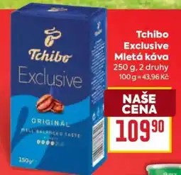 Billa Tchibo Exclusive mletá káva nabídka