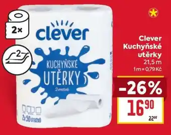 Billa Clever Kuchyňské utěrky nabídka