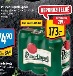 Albert Pilsner Urquell 6pack nabídka