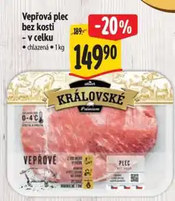 Albert Vepřová plec bez kosti nabídka