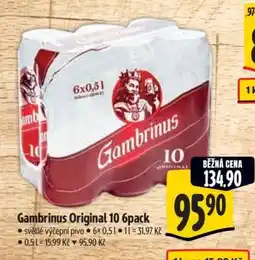 Albert Gambrinus Originál 10 6pack nabídka