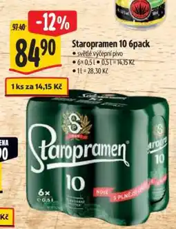 Albert Staropramen 10 6pack nabídka