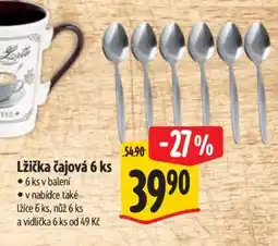 Albert Lžička čajová 6 ks nabídka