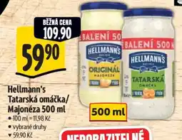 Albert Hellmann's Tatarská omáčka/Majonéza 500 ml nabídka