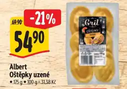 Albert Albert Oštěpky uzené nabídka