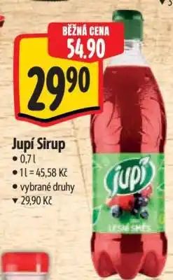 Albert Jupí sirup nabídka