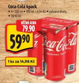 Albert Coca-Cola 4pack nabídka