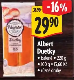 Albert Albert Duetky nabídka