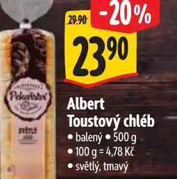 Albert Albert Toustový chléb nabídka