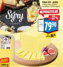 Albert Eidam 45% - plátky nabídka