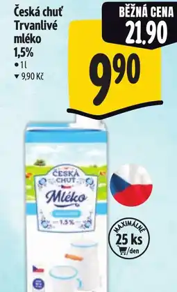 Albert Česká chuť Trvanlivé mléko 1,5% nabídka