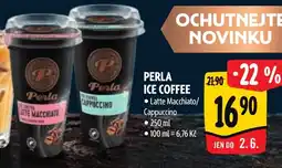 Albert Perla ice coffee nabídka