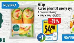 Albert Wrap Kuřecí pikant & uzený sýr nabídka