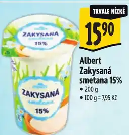 Albert Albert Zakysaná smetana 15% nabídka