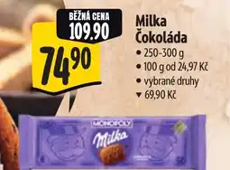 Albert Milka Čokoláda nabídka