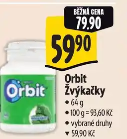 Albert Orbit žvýkačky nabídka