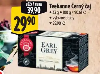 Albert Teekanne Černý čaj nabídka