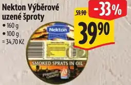 Albert Nekton Výběrové uzené šproty nabídka