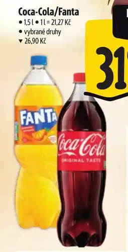 Albert Coca-Cola/Fanta nabídka