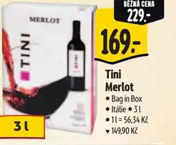 Albert Tini Merlot nabídka