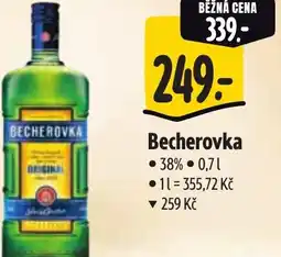 Albert Becherovka nabídka