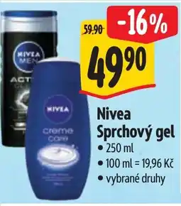 Albert Nivea Sprchový gel nabídka