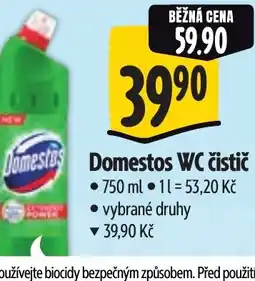 Albert Domestos WC čistič nabídka