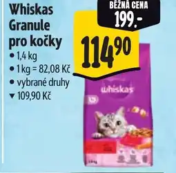 Albert Whiskas Granule pro kočky nabídka