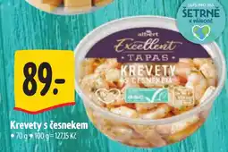 Albert Krevety s česnekem nabídka