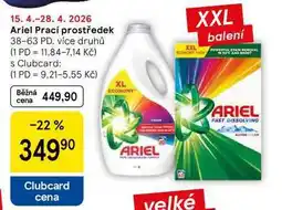 Tesco Ariel Prací prostředek, 38-63 PD, více druhů nabídka