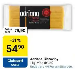 Tesco Adriana Těstoviny, 1 kg, více druhů nabídka