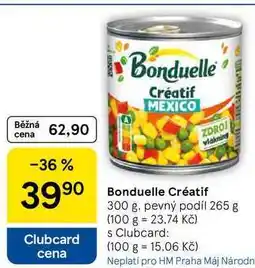 Tesco Bonduelle Créatif, 300 g, pevný podíl 265 g nabídka