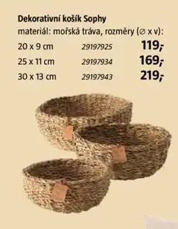 Bauhaus Dekorativní košík Sophy nabídka
