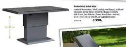Bauhaus Nastavitelný stolek Maja nabídka