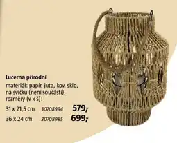 Bauhaus Lucerna přírodní nabídka