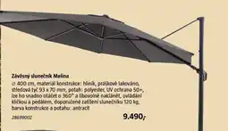 Bauhaus Závěsný slunečník Melina nabídka