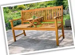 Bauhaus Zahradní lavička Diana s integrovaným stolkem nabídka