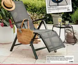 Bauhaus Hliníkové relaxační polohovací křeslo Maja nabídka