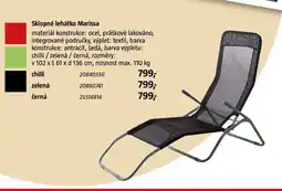 Bauhaus Sklopné lehátko Marissa nabídka