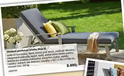 Bauhaus Hliníkové polohovací lehátko Maja XL nabídka