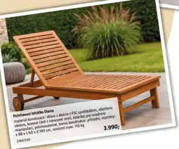 Bauhaus Polohovací lehátko Diana nabídka