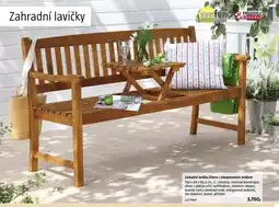 Bauhaus Zahradní lavička Diana s integrovaným stolkem nabídka