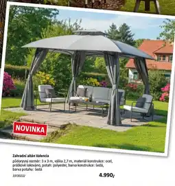 Bauhaus Zahradní altán Valencia nabídka