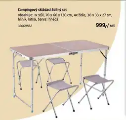 Bauhaus Campingový skládací 5dílný set nabídka
