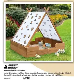 Bauhaus Pískoviště Safari se stanem nabídka