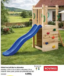 Bauhaus Dětská hrací věž Mari se skluzavkou nabídka