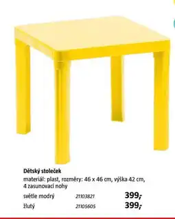 Bauhaus Dětský stoleček nabídka