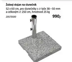 Bauhaus Žulový stojan na slunečník nabídka