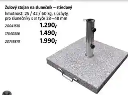 Bauhaus Žulový stojan na slunečník - středový nabídka