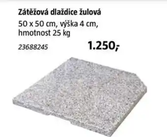 Zátěžová dlaždice žulová